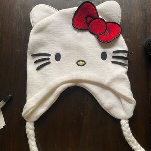 Sanrio White and Red Hello Kitty Hat